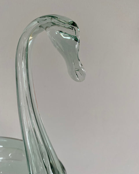 Glass Swan fruit bowl or pot (PICK UP ONLY!)